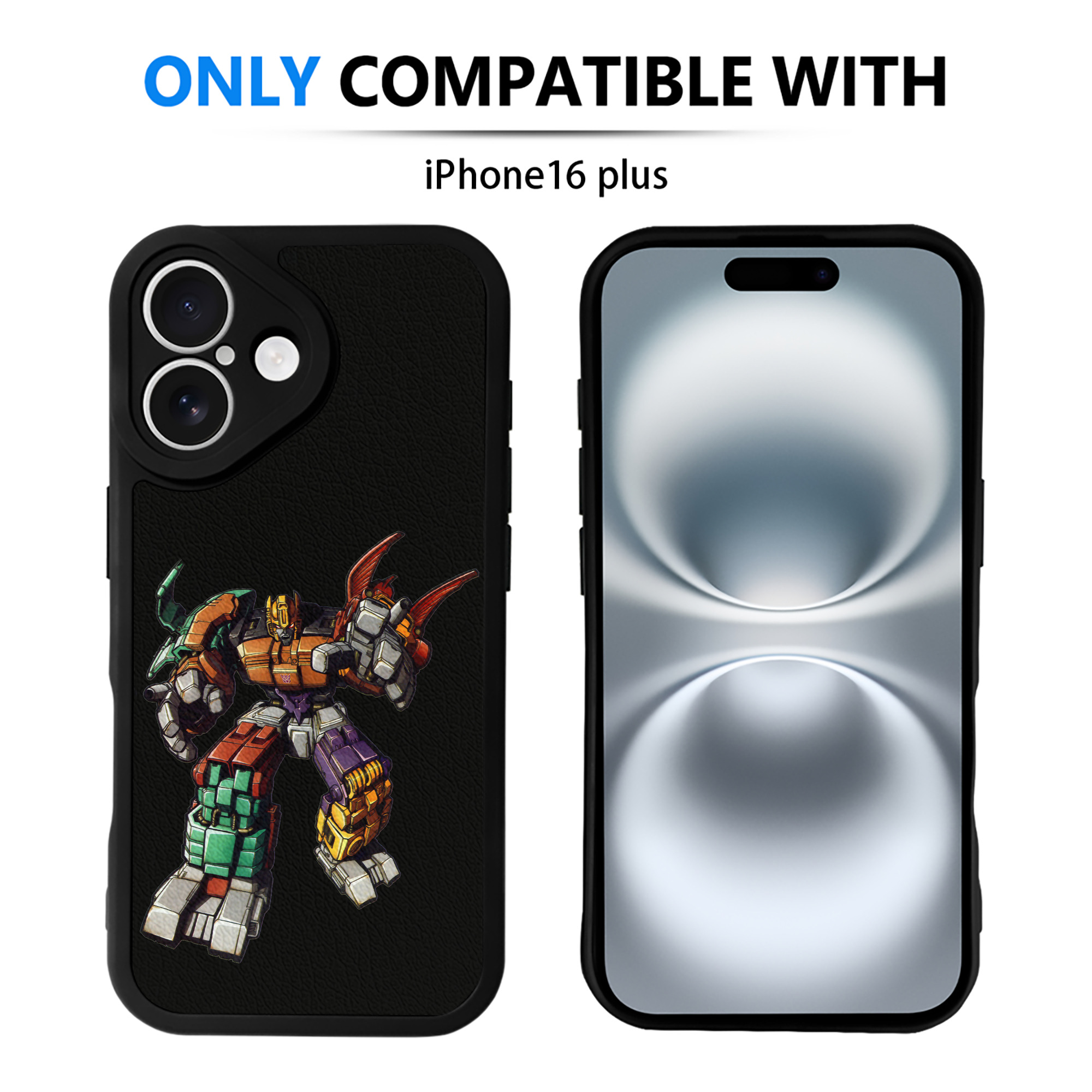 （画像用）  【iPhone 16シリーズ対応】シリコンスマホケース（レザー調） 材質：シリコン